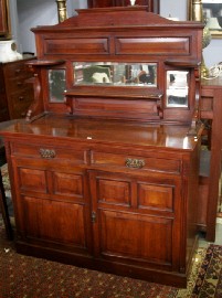 Appraisal: An Edwardian cedar chiffonier