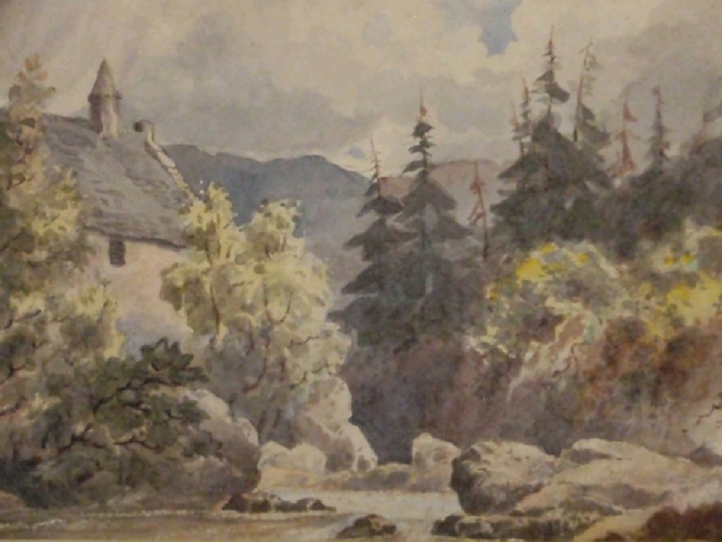 Appraisal: Arthur Tucker R B A Summer Landscape with rocky stream