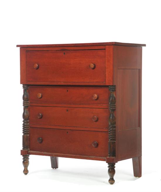 Appraisal: EMPIRE CHEST OF DRAWERS Midwestern - cherry and poplar with