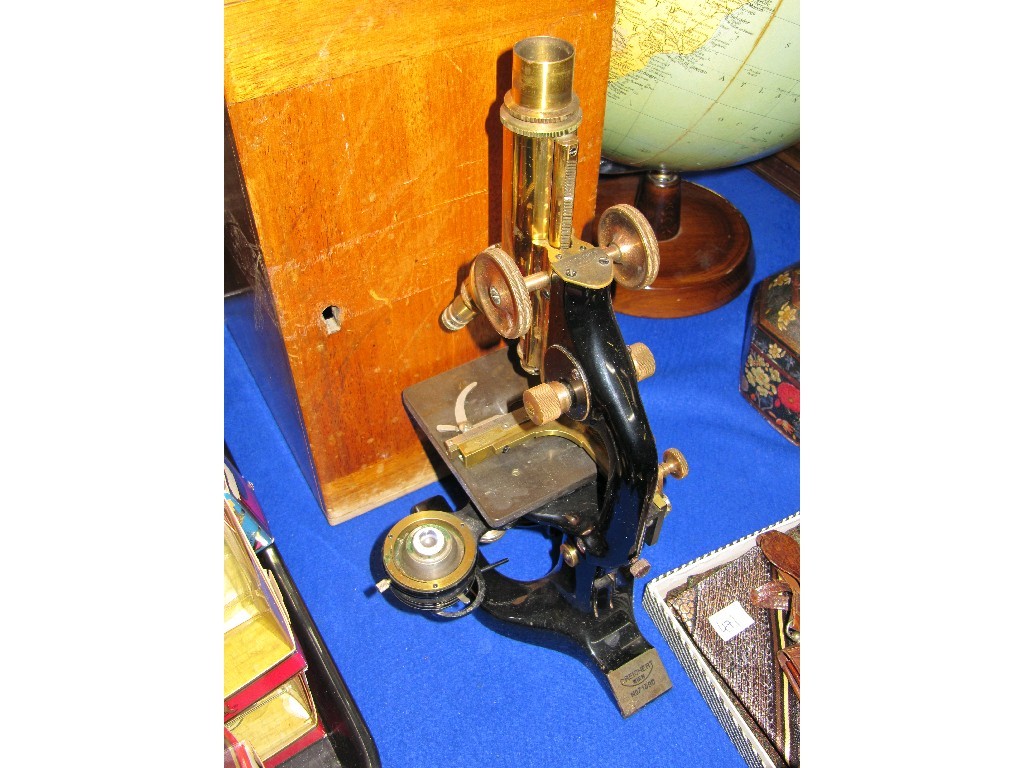 Appraisal: Microscope in case