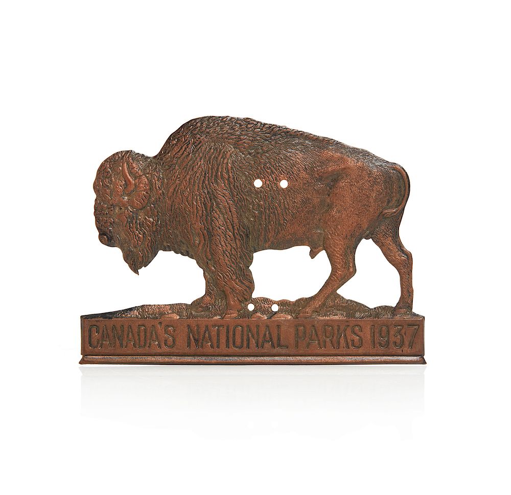 Appraisal: Canada's National Parks ' ' Radiator Badge Copper radiator badge