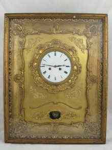 Appraisal: A Viennese striking wall clock with figural pendulum in gilded