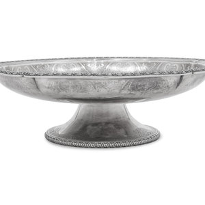 Appraisal: A Puiforcat Silver Tazza hallmarked to underside of rim ozt