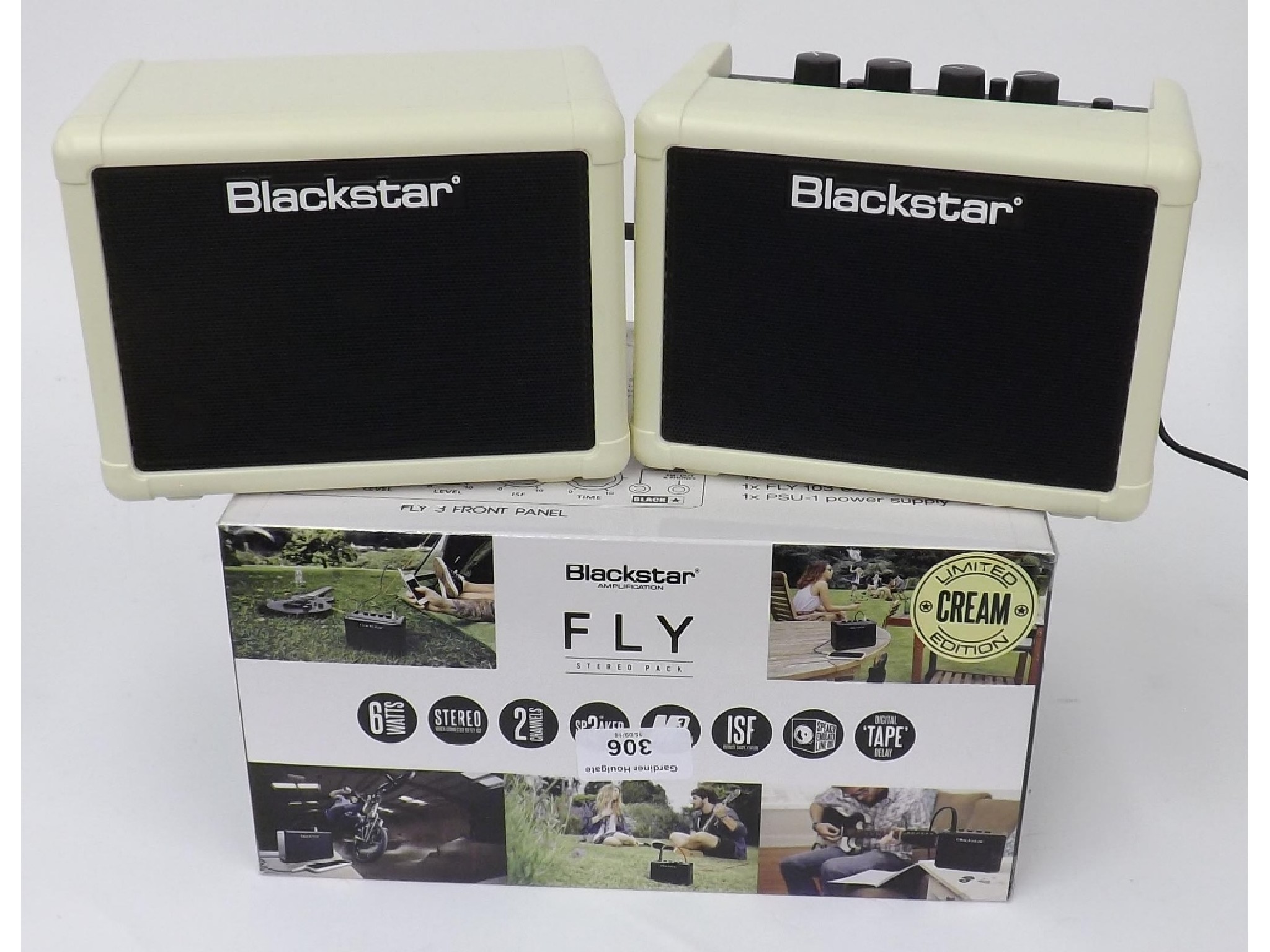 Appraisal: Blackstar Fly miniature watt amplifier limited edition in white appears