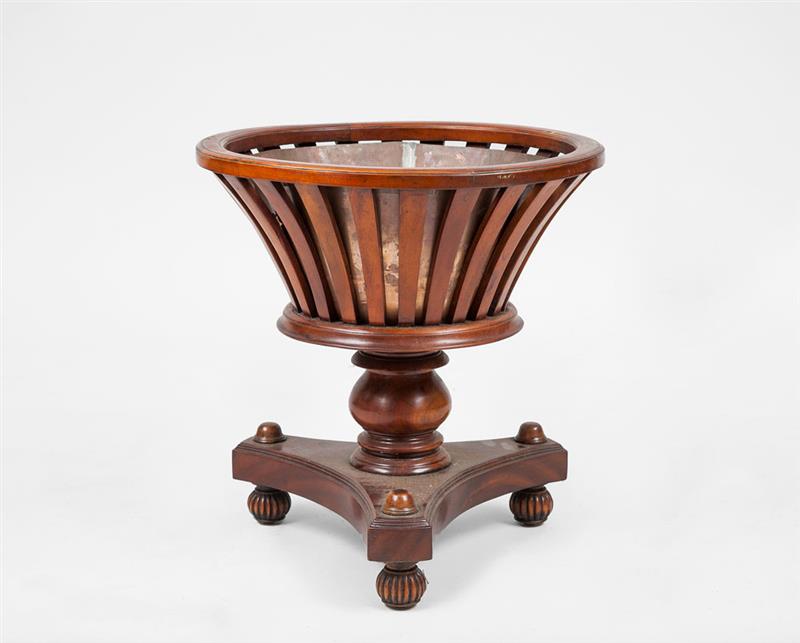 Appraisal: Regency Style Mahogany Jardini re x in diam From the