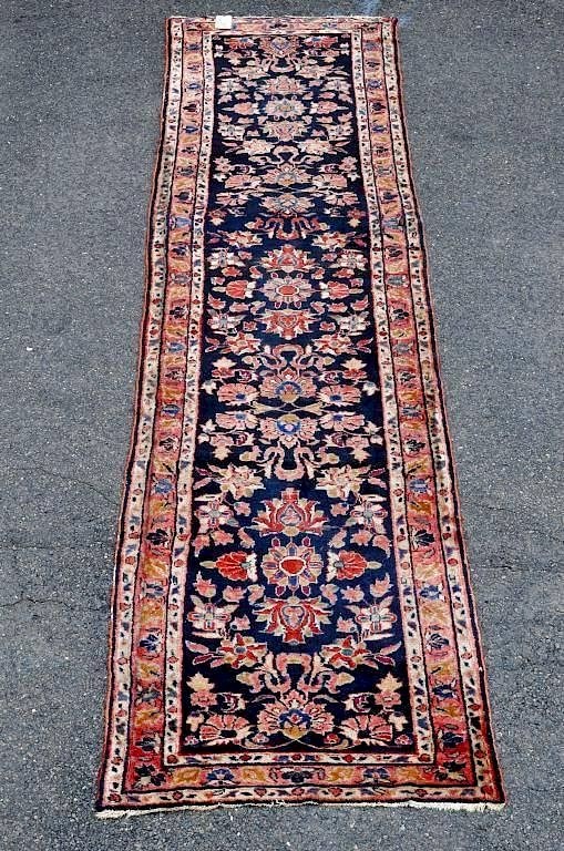 Appraisal: Sarouk Runner Sarouk runner ' long wide All rugs sold