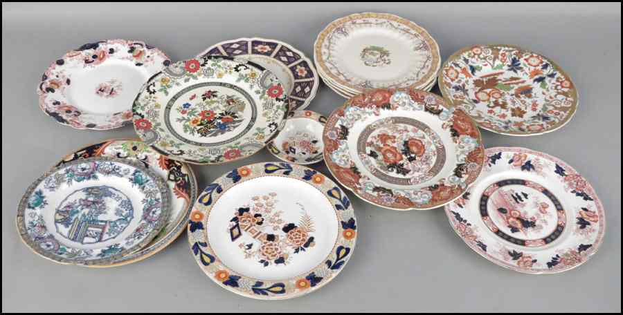 Appraisal: FOUR ROYAL DOULTON PORCELAIN DINNER PLATES IN THE MICHELHAM PATTERN