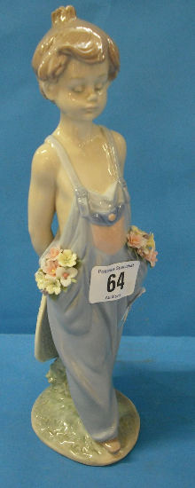 Appraisal: Lladro Figure Pocket Full Of Wishes Boxed