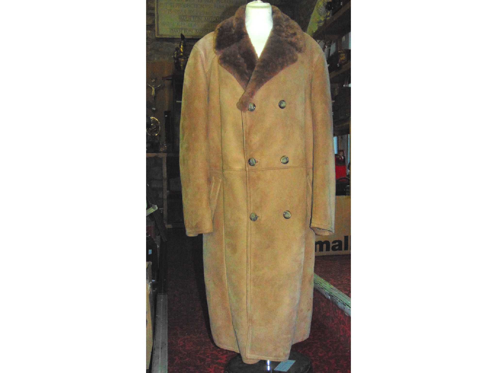 Appraisal: A good quality fleece lined sheepskin jacket