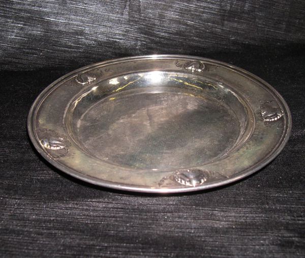 Appraisal: Georg Jensen Sterling Silver Wine Coaster of plate form first