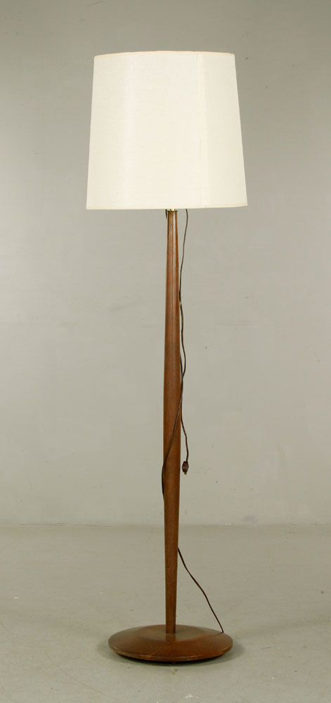 Appraisal: - Mid-Century Teak Floor Lamp Mid-century floor lamp teak h