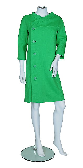 Appraisal: A s bright green Miss Bergdorf for Bergdorf Goodman New