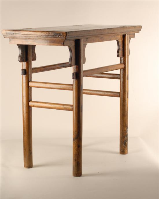 Appraisal: An Early Chinese Occasional Table with mortise and tenon construction