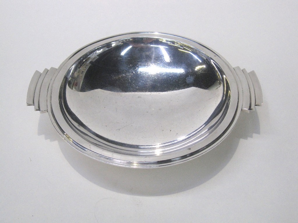 Appraisal: Danish silver dish by George Jensen