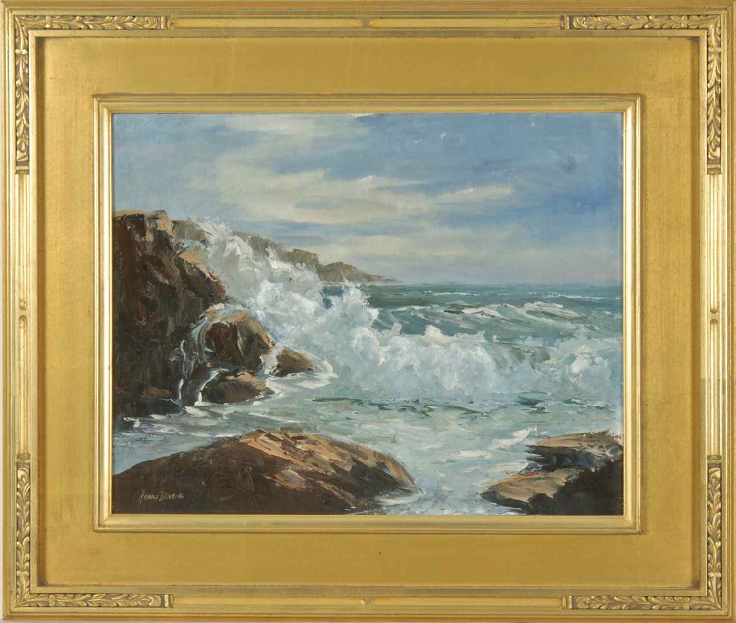 Appraisal: ARNOLD BANNINGAmerican - Monhegan Island Maine'' Signed lower left ''Arnold