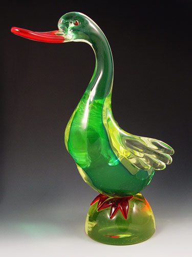 Appraisal: MURANO GLASS DUCK '' high