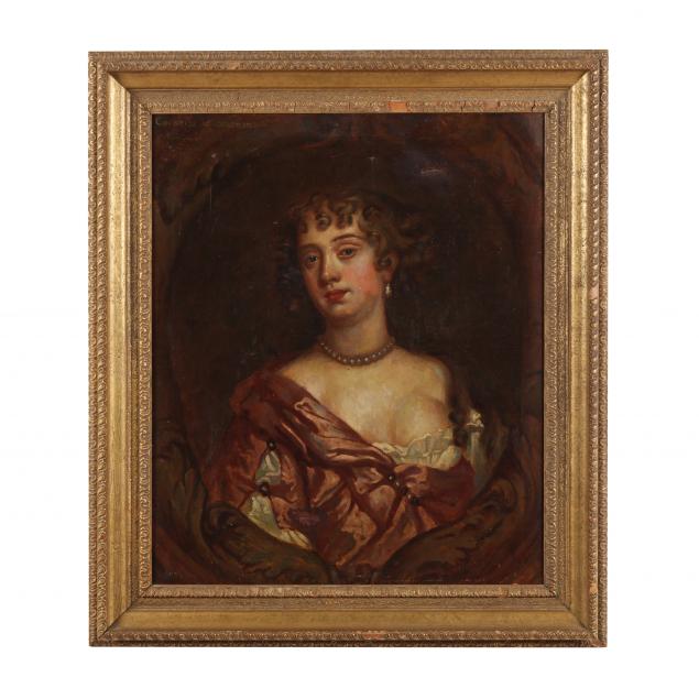 Appraisal: AFTER SIR PETER LELY BRITISH - LADY ANNA MARIA TALBOT