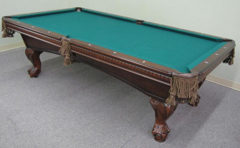 Appraisal: American Heritage Pool Table with Cue Rack