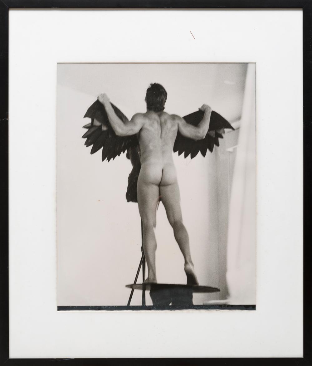 Appraisal: Mario Villa Nicaraguan New Orleans - Nude Angel Back gelatin