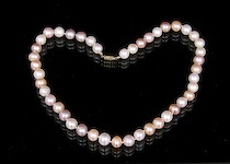 Appraisal: Freshwater Cultured Multicolor Pearls Pretty multicolor cultured freshwater pearls Very