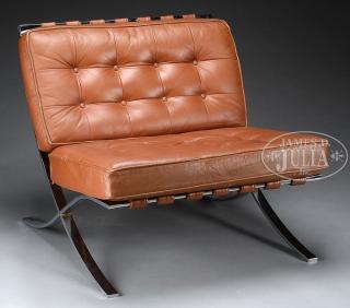 Appraisal: BARCELONA CHAIR DESIGN BY LUDWIG MIES VAN DER ROHE Late