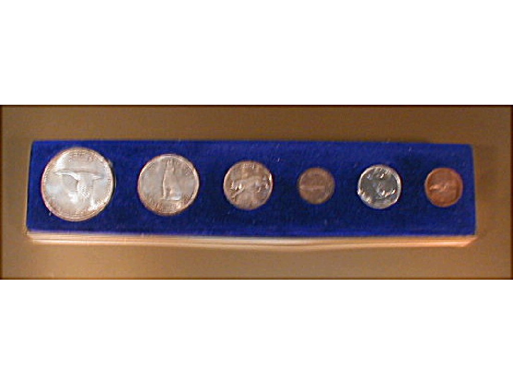 Appraisal: A Canadian Proof Set of six coins and two medallions