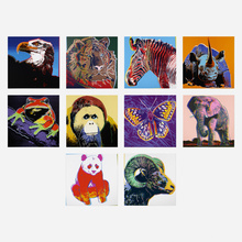 Appraisal: After Andy Warhol ENDANGERED SPECIES TEN WORKS screenprint in colors