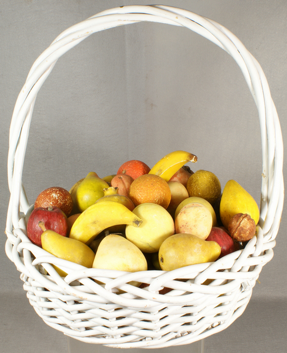 Appraisal: pcs of stone fruit apples bananas pears walnuts - Estimate