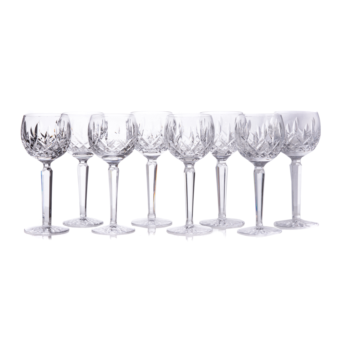 Appraisal: Eight Waterford crystal wine stems in H Condition Additional comments