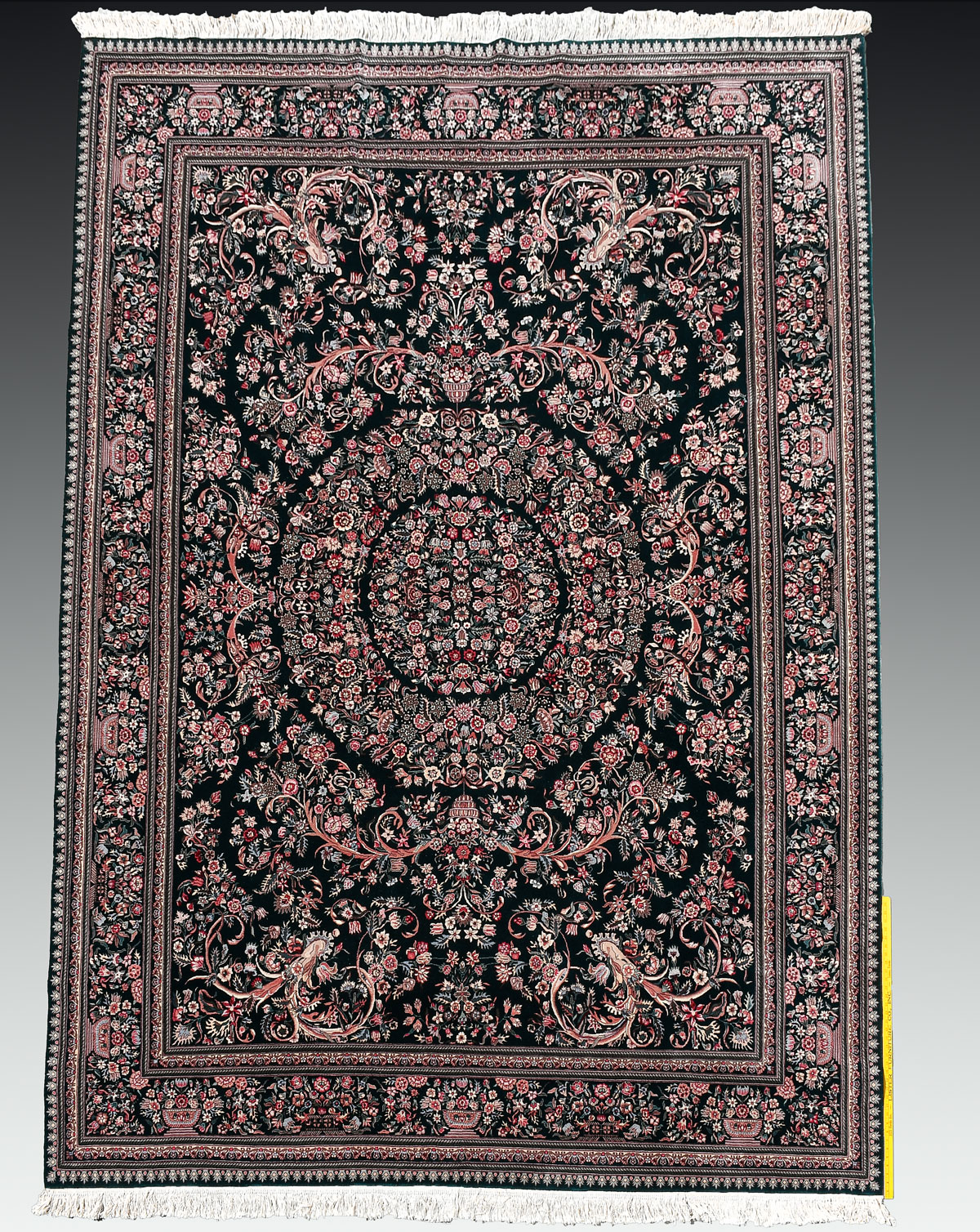 Appraisal: TURKISH HAND KNOTTED WOOL RUG ' X ' This rug