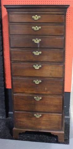 Appraisal: Drawer Lingerie Tall Chest From a Mamaroneck NY Estate Condition