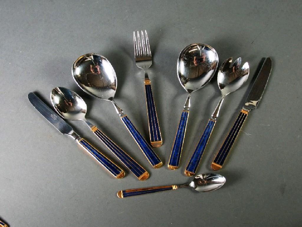 Appraisal: FIFTY THREE PIECE 'GALLO EDESTAHL' PART TABLE SERVICE OF ELECTROPLATED