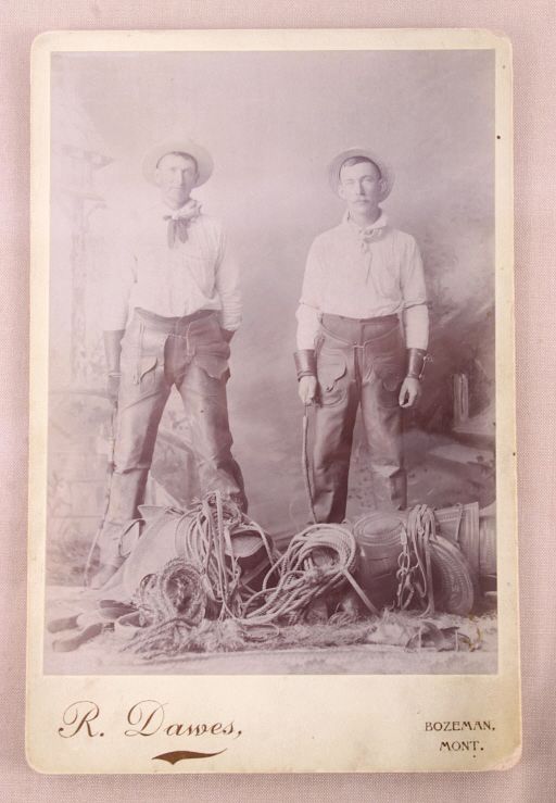 Appraisal: Cowboy R Dawes Bozeman Montana Photograph The lot features an