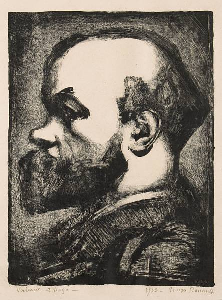 Appraisal: Georges Rouault French - Portrait de Paul Verlaine from Quatre