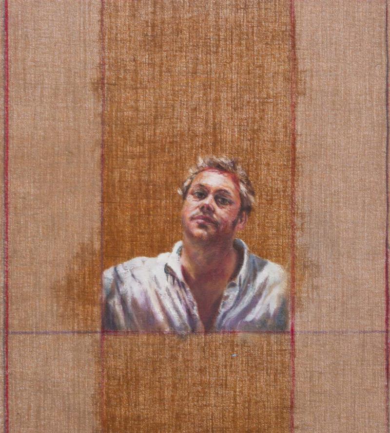 Appraisal: TOBIAS KEENE b PORTRAIT OF A MAN Oil on linen