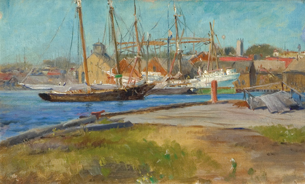 Appraisal: NOYES GEORGE LOFTUS American - ''A Blue Day'' Gloucester oil