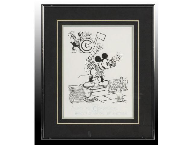 Appraisal: Set of Walt Disney Alphabet Drawings Description Fantastic set of