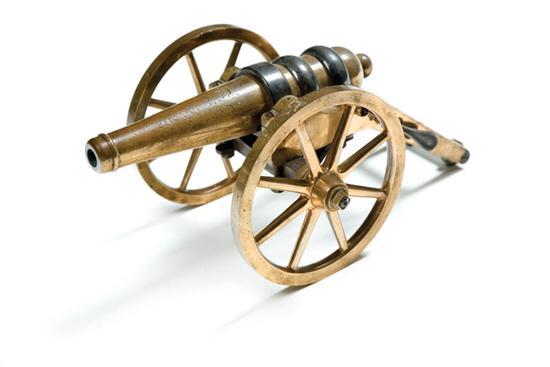 Appraisal: SIGNAL CANNON American or European th century Brass and blued