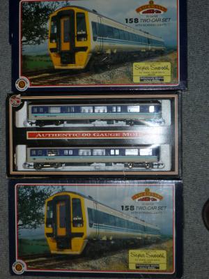 Appraisal: Three Bachmann locomotives B R Sprinter rail car Regional Railway