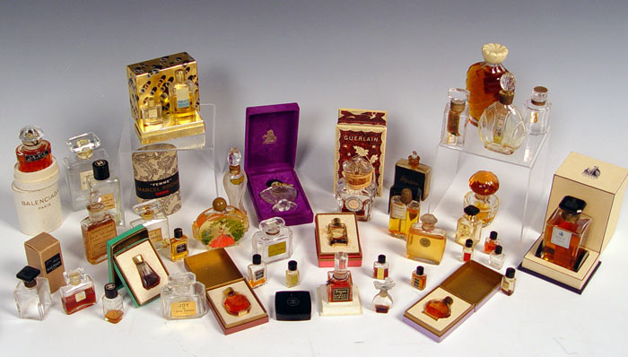 Appraisal: COLLECTION OF VINTAGE PERFUME BOTTLES Assorted sizes by assorted makers