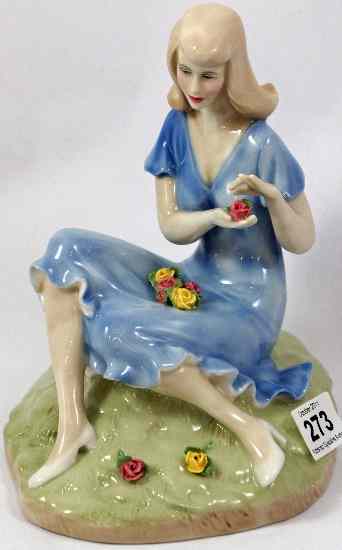 Appraisal: Royal Doulton Reflections Figure Summer Rose HN seconds