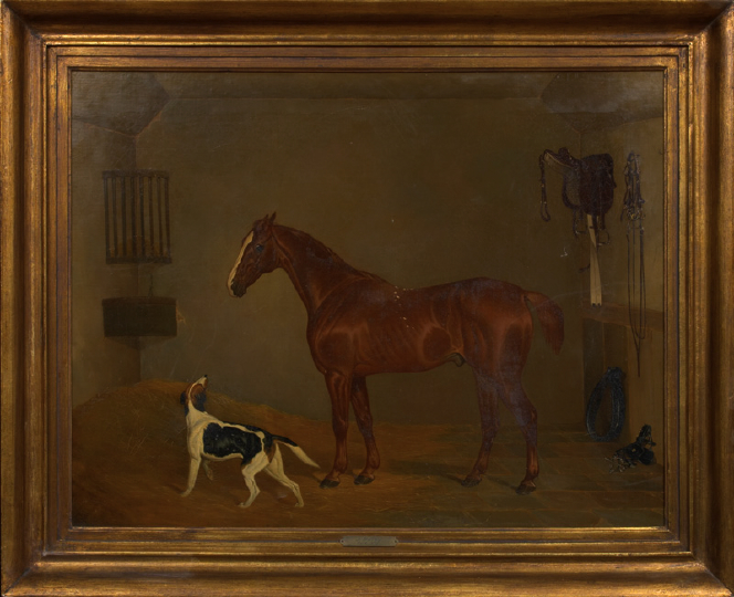 Appraisal: John Dalby of York British - Horse and Foxhound in