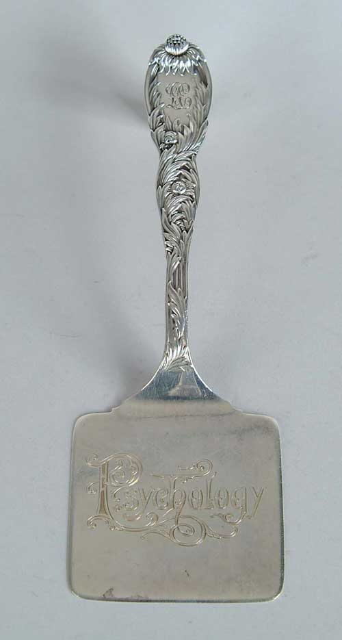 Appraisal: STERLING SILVER SPATULA BY TIFFANY CO IN CHRYSANTHEMUM PATTERN Square