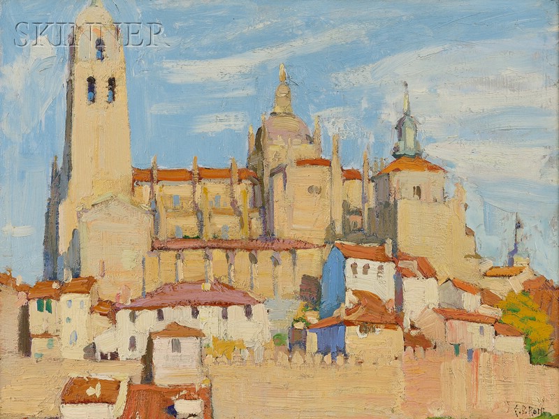 Appraisal: Ernest David Roth American - Segovia Spain Signed E D