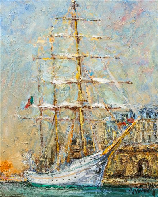 Appraisal: Sale Lot Jean Vinay French - St Malo - oil