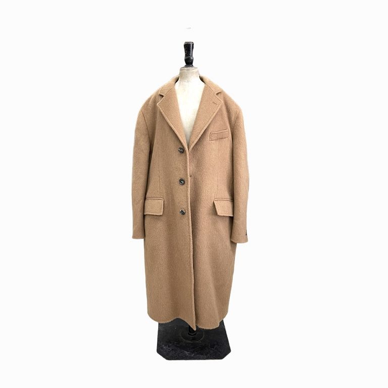 Appraisal: Men's Valentino Tan Winter Coat Men's Valentino Tan Winter Coat