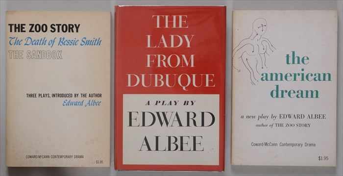 Appraisal: ALBEE EDWARD - SEVEN BOOKS SIGNED AND OR INSCRIBED BY