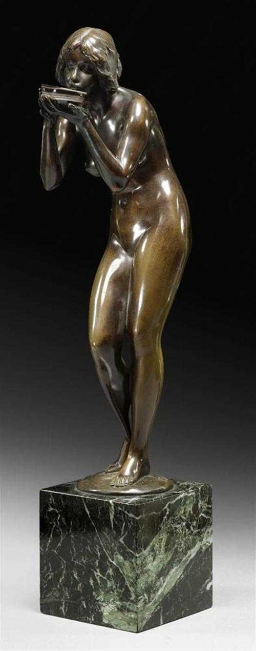 Appraisal: SEIFERT V Victor Seifert born German circa Burnished bronze and