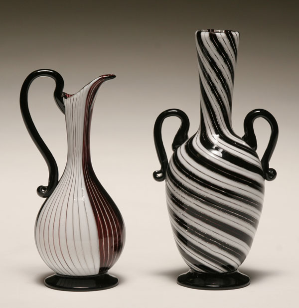 Appraisal: Lot of Murano vases in the style of Dino Martens