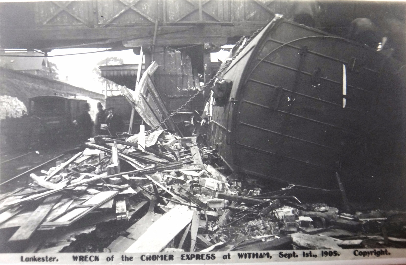 Appraisal: RAILWAY POSTCARDS - Accidents Snow Drift Mishaps includes Cromer Express